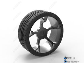汽車輪胎犀牛模型全解析 從設計到渲染的完整資源指南